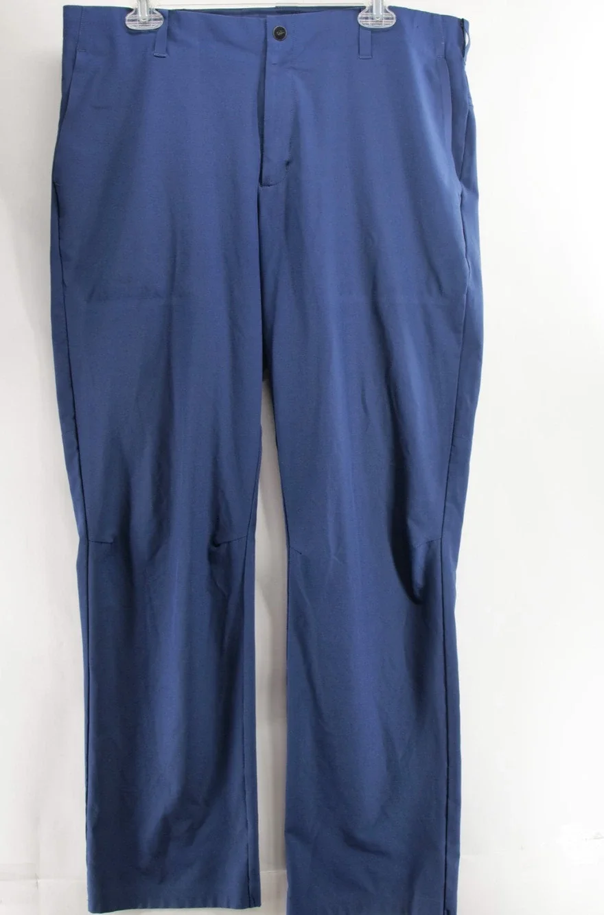 VTG Nike Tiger Woods TW Adaptive Fit Golf Pants Men's 36x32 Navy Blue 585784-410